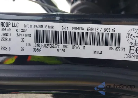 2015 Jeep Grand Cherokee Summit from USA, damaged, VIN 1C4RJFJT2FC612711